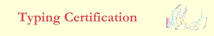 Typing Certifications